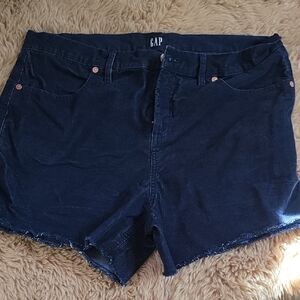 GAP Women's Dark Blue Denim Shorts